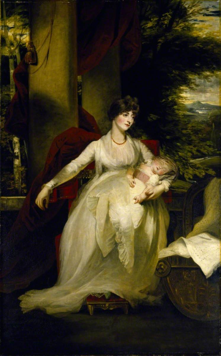 Lady Caroline Capel, née Paget (1773–1847), Holding Her Eldest Child Harriet (1793–1819), Later Mrs David Parry-Okenden