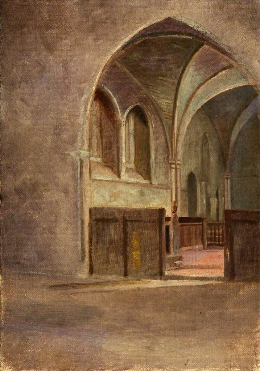 Interior of St Nicholas, Blakeney Church