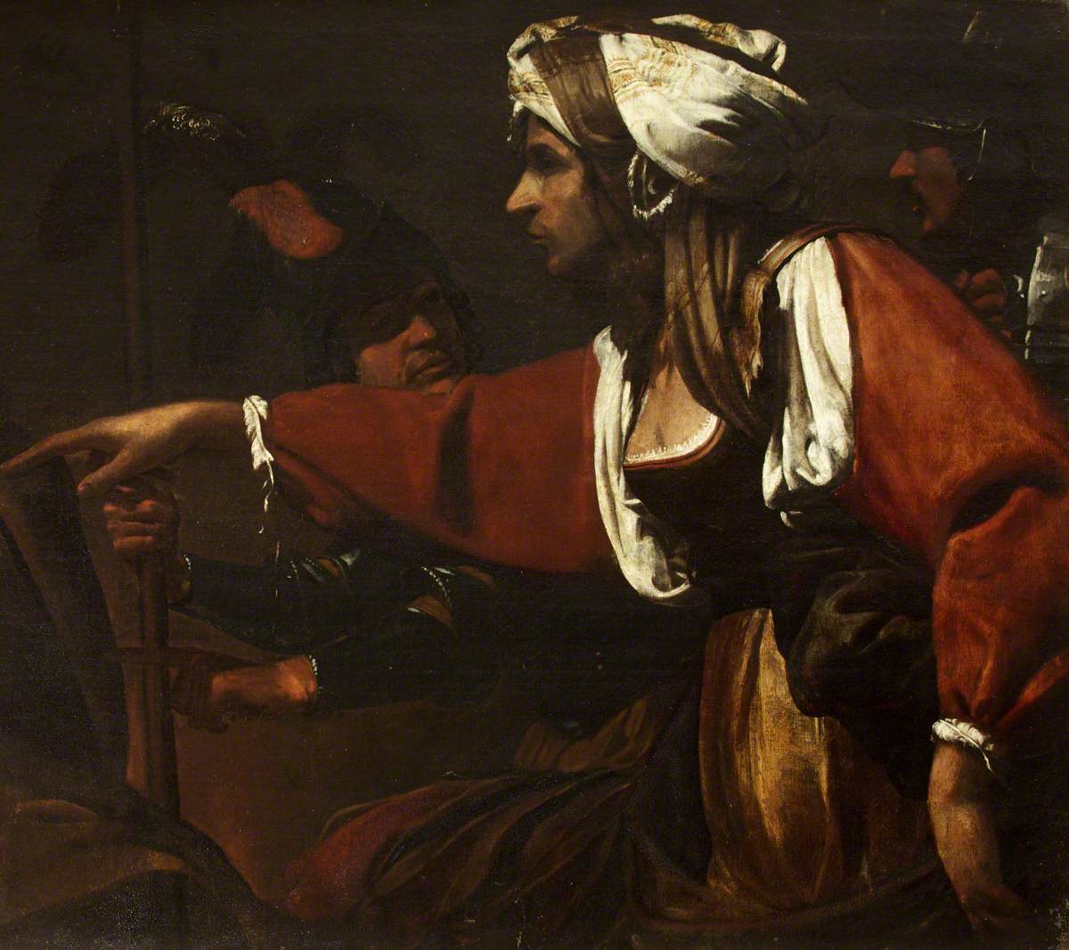 Maidservant, from a 'Denial of Saint Peter'
