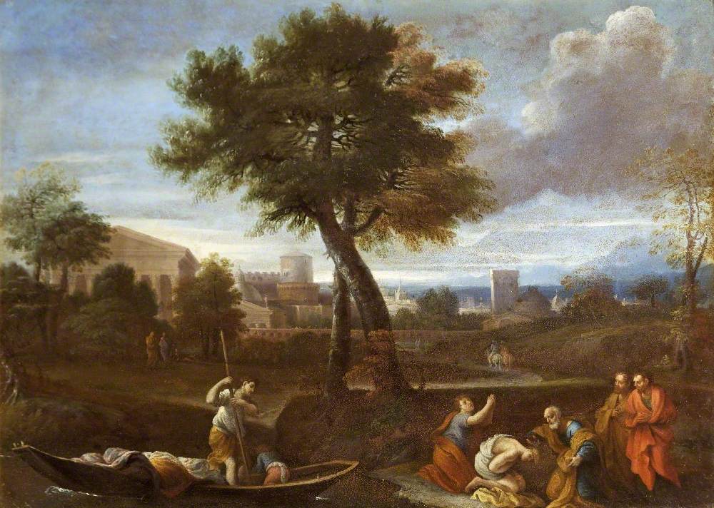 Landscape with Saint Peter Baptising