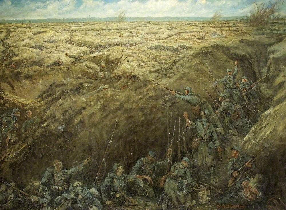 'Debout les morts!': French Troops Going over the Top at Verdun in the Great War