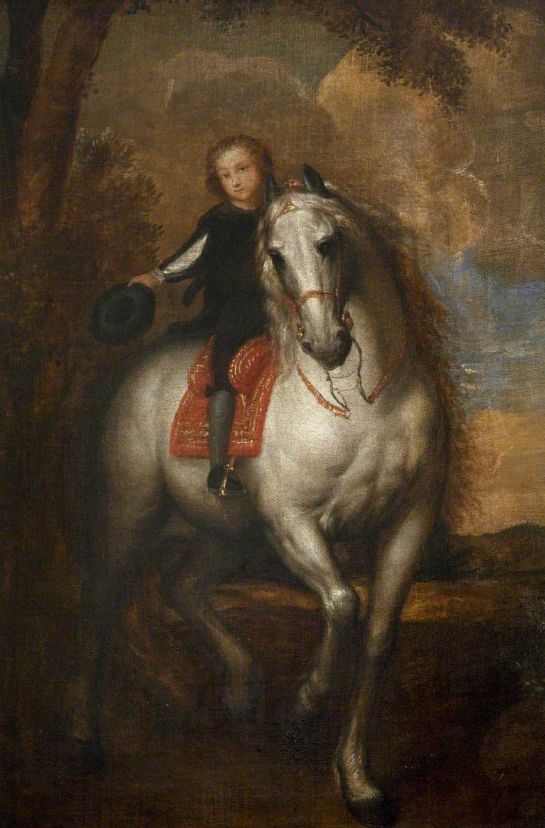 Sir Jeffrey Hudson (1619–1682) (?), on Horseback