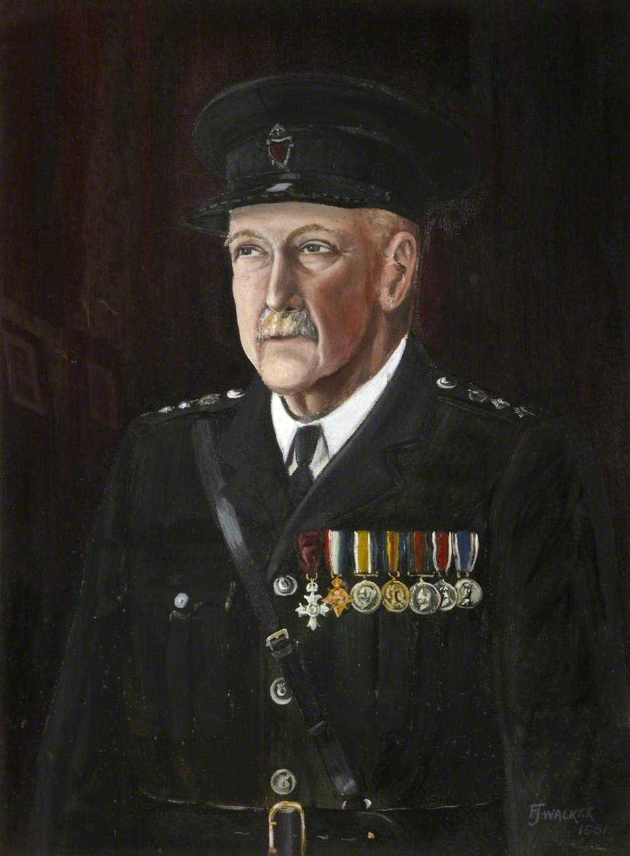 Captain Charles Howard Ensor (1878–1963), OBE, DLJP, County Commandant, Ulster Special Constabulary, Armagh