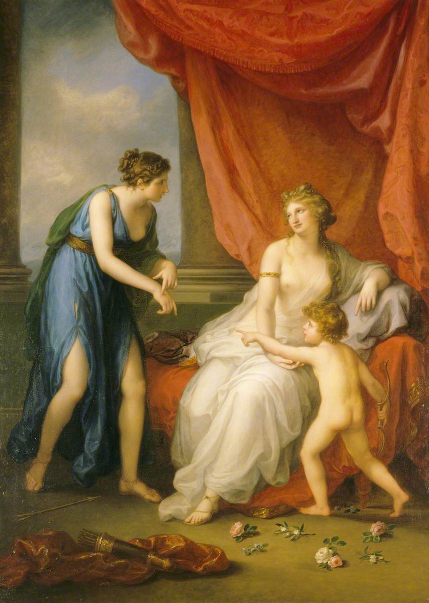 Euphrosyne Complaining to Venus of the Wound Caused by Cupid’s Dart
