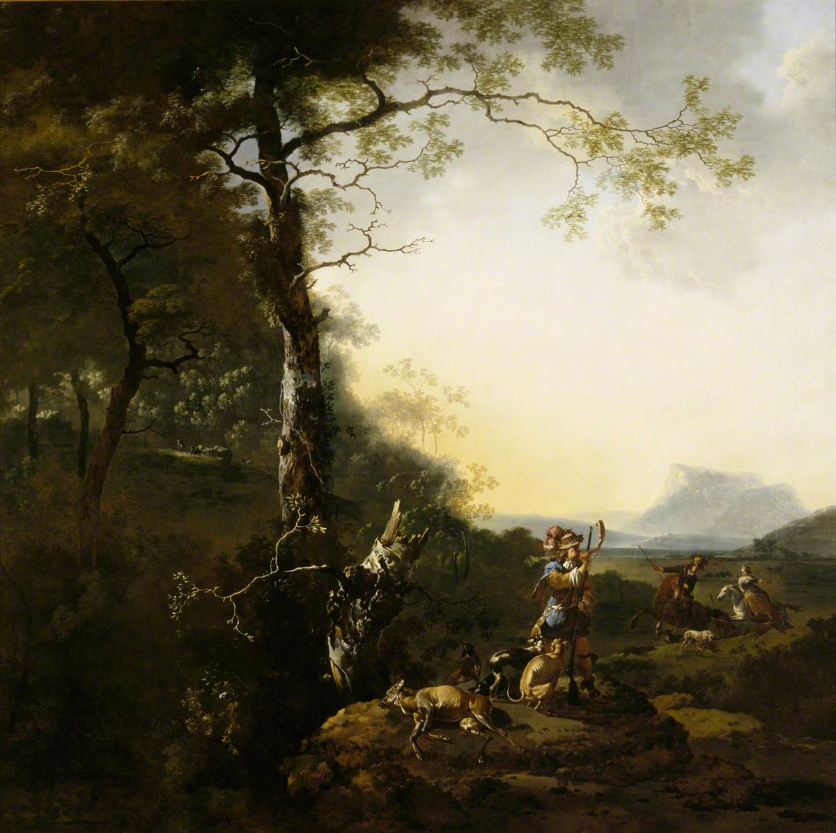 Landscape with Huntsmen