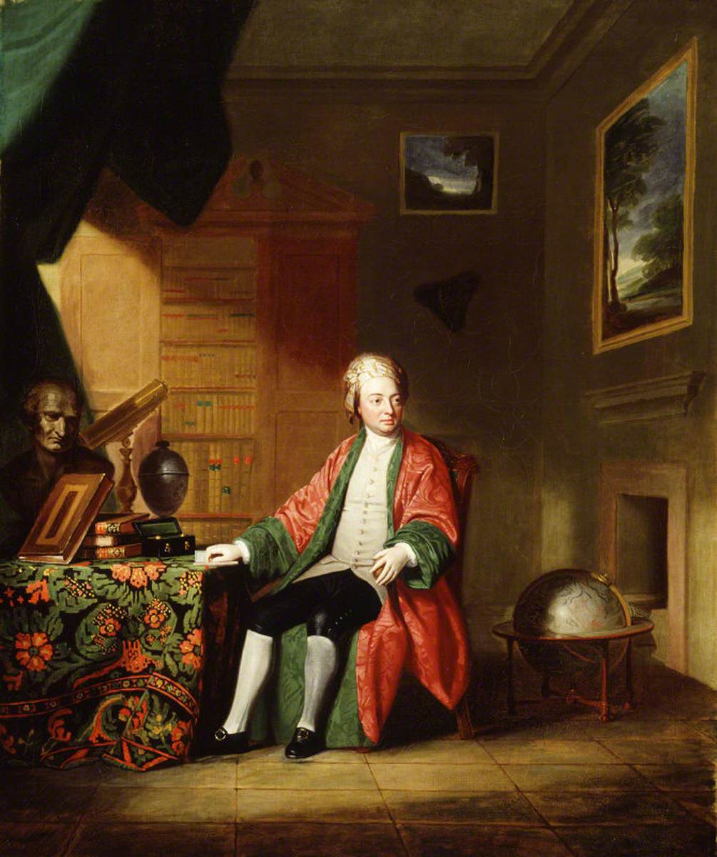 Supposed Portrait of William Strickland (1731–1819), in His Library 