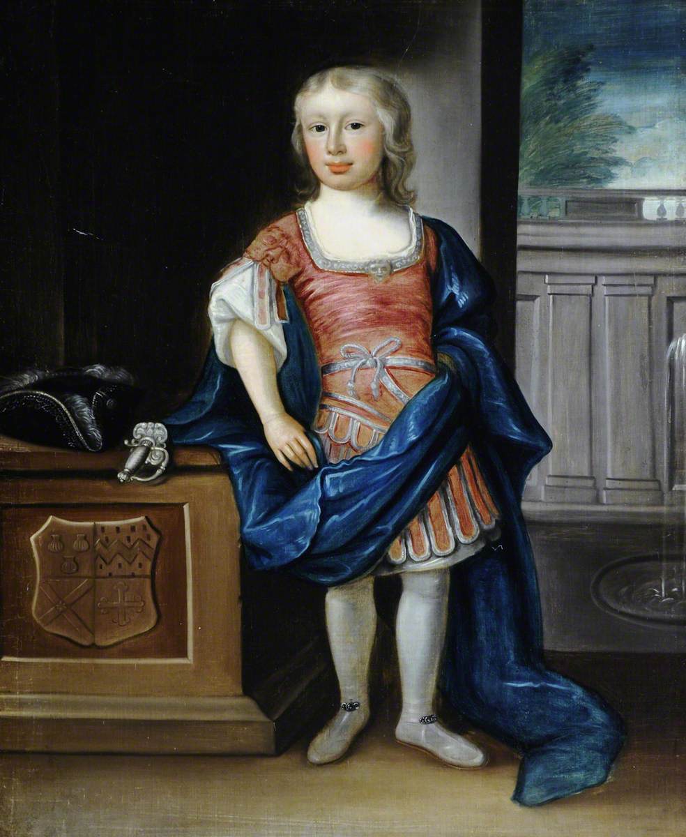 Thomas Peter Strickland (1701–1754), as a Boy, Wearing Classical Armour