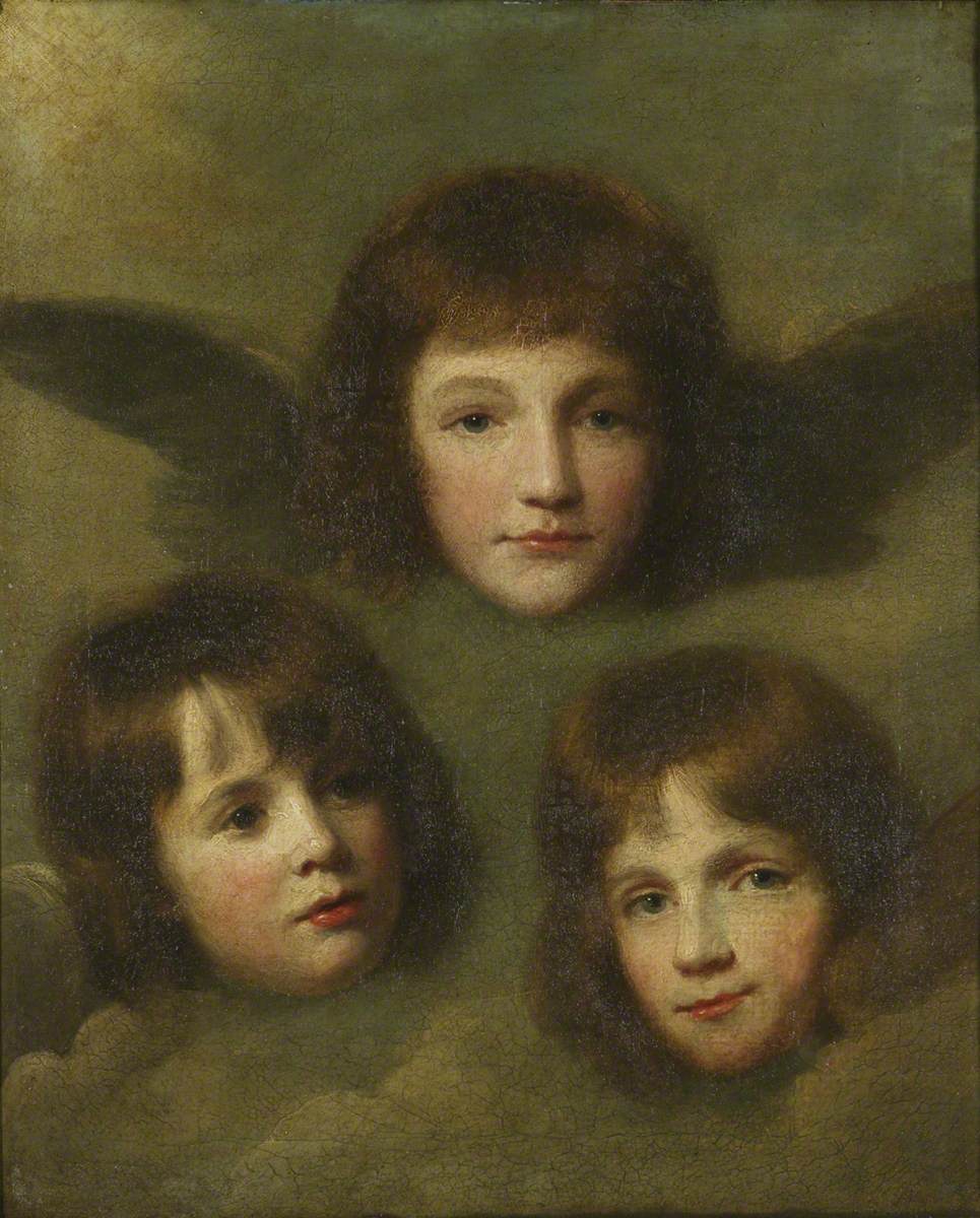 The Three Daughters of the Reverend Sir Herbert Croft (1748–1816), 5th Bt, as Cherubim