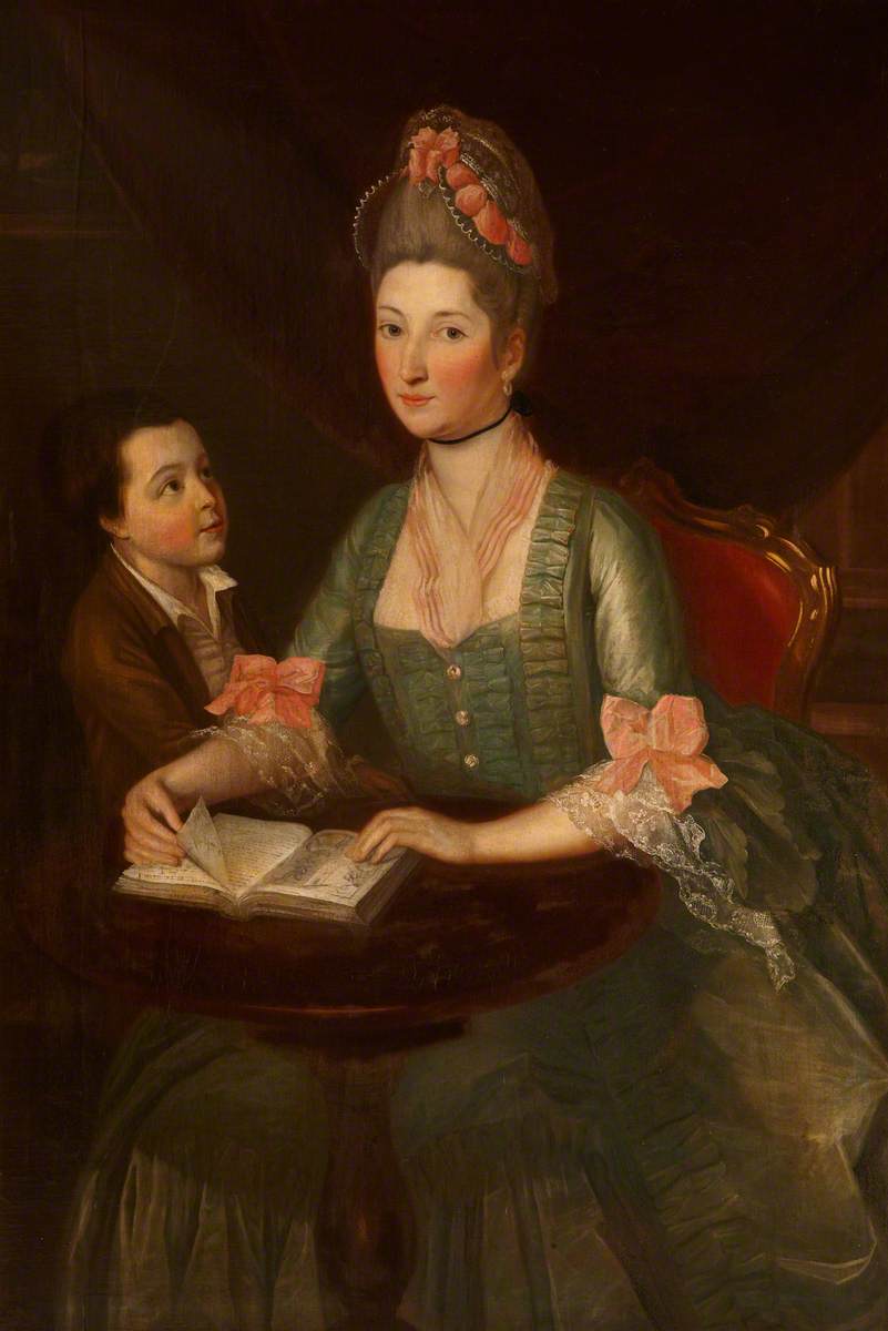 Theodosia Hawkins-Magill (1743–1817), Countess of Clanwilliam, with Her Son, Richard (1766–1805), Lord Gilford, Later 2nd Earl of Clanwilliam