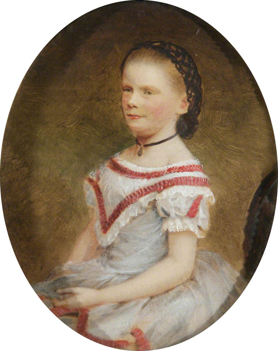 Alice Mary Darby (1852–1931), Later Mrs Francis Alexander Wolryche-Whitmore, as a Young Girl