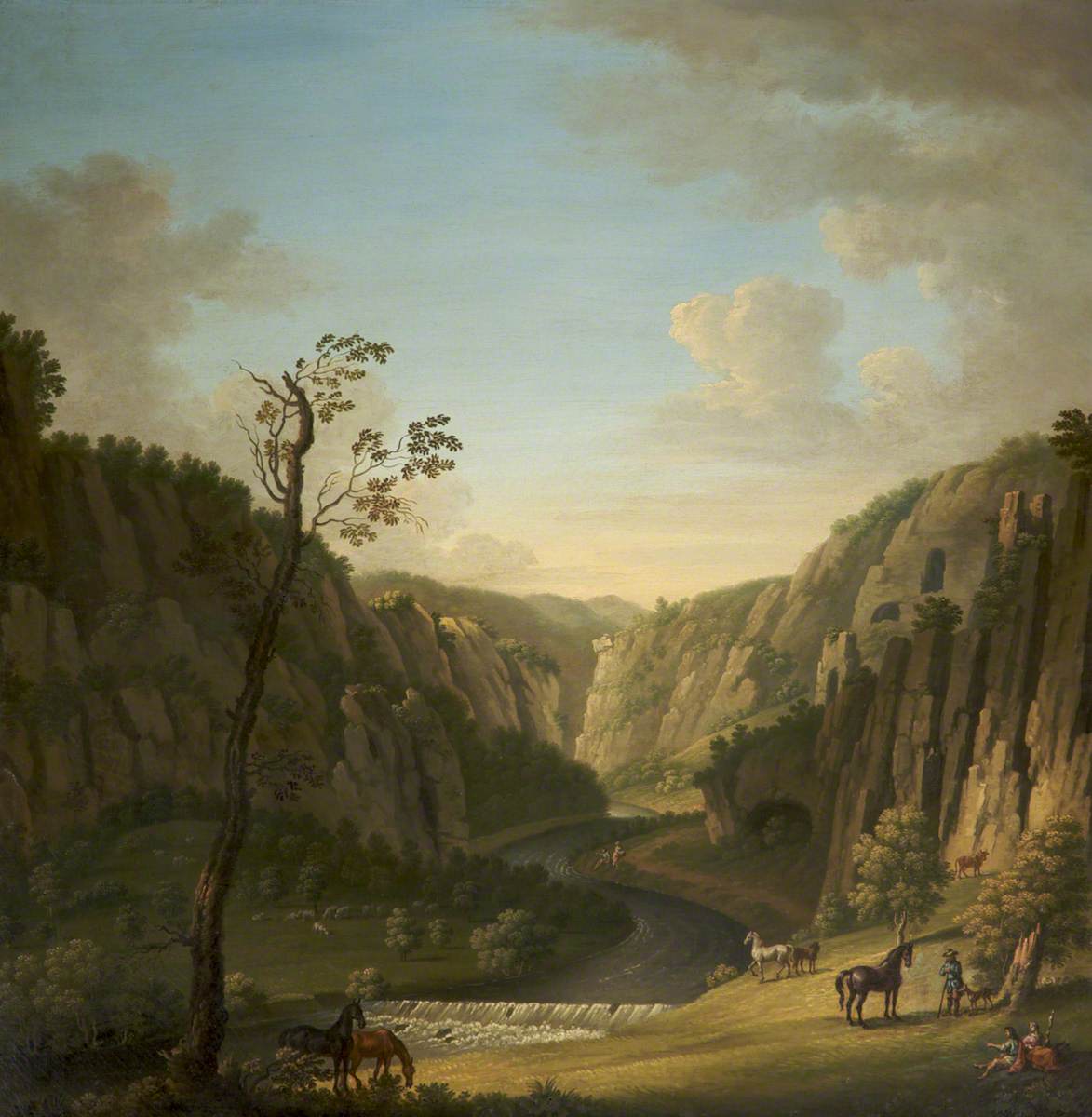 View of the Peak: Reynard’s Cave and Kitchen, in Dovedale