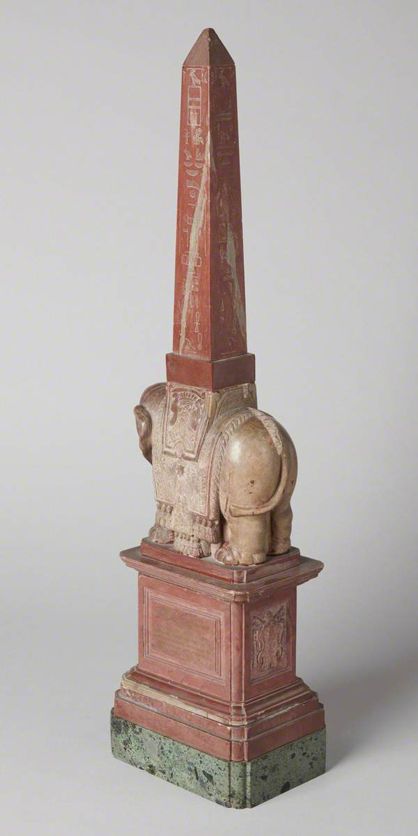 Elephant and Obelisk