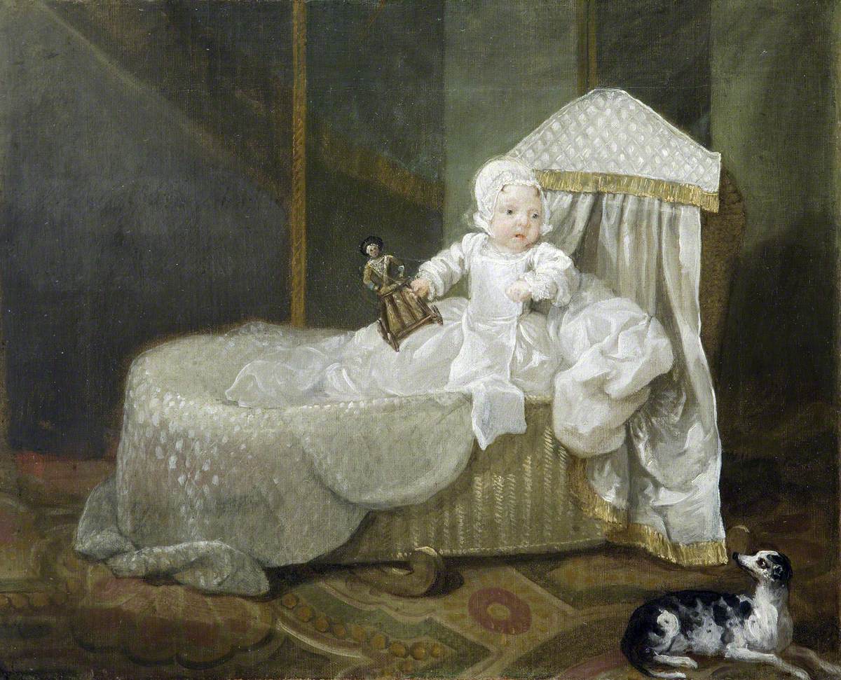 Gerard Anne Edwards Hamilton (1732–1773), in His Cradle