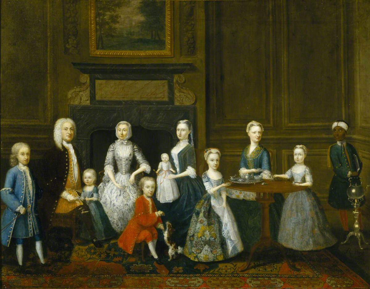 Thomas Smith (1699/1700–1744), and His Family at Tea