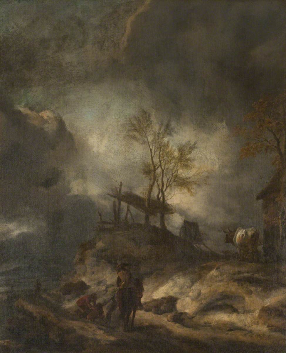 A Landscape with Dunes and Figures