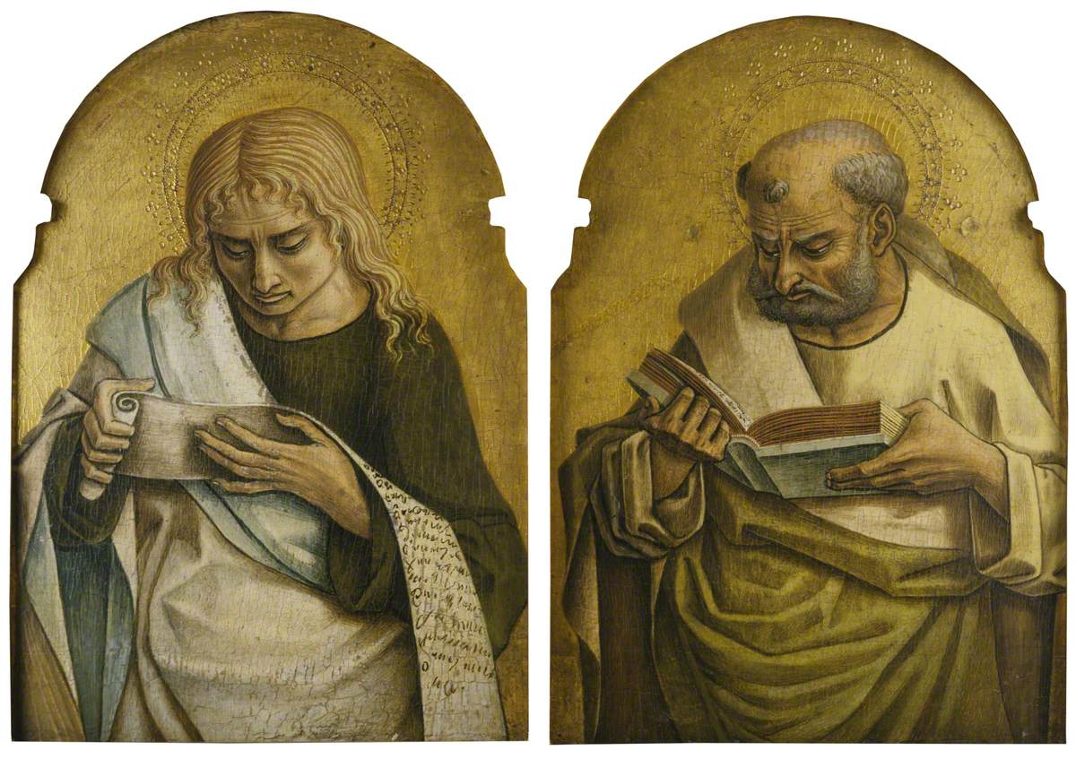 Two Evangelists (Saint John the Evangelist and the Author of Another Gospel)