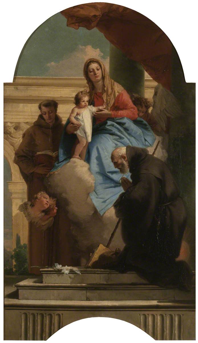 The Madonna Appearing to Saint Anthony of Padua and Saint Francis of Paola