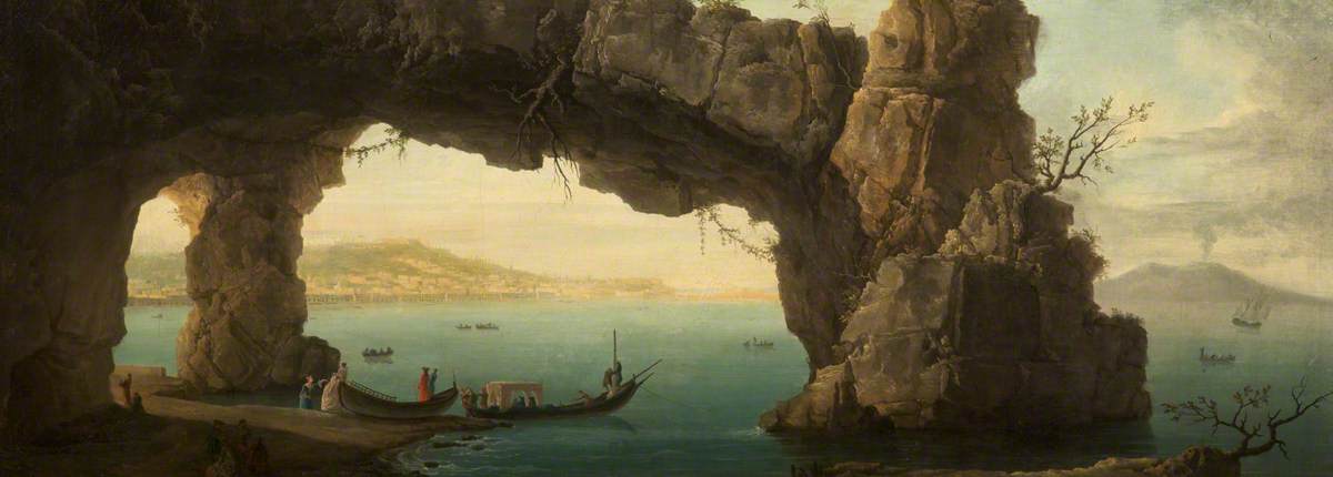 The Bay of Naples, Seen through a Grotto