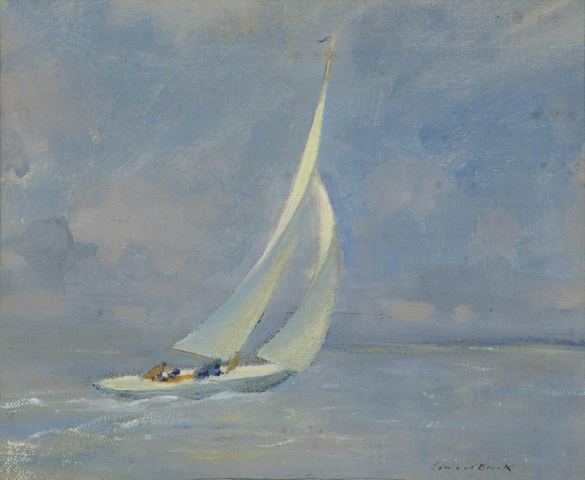 The Yacht 'Uladh' Sailing with the Wind, 28th July 1934