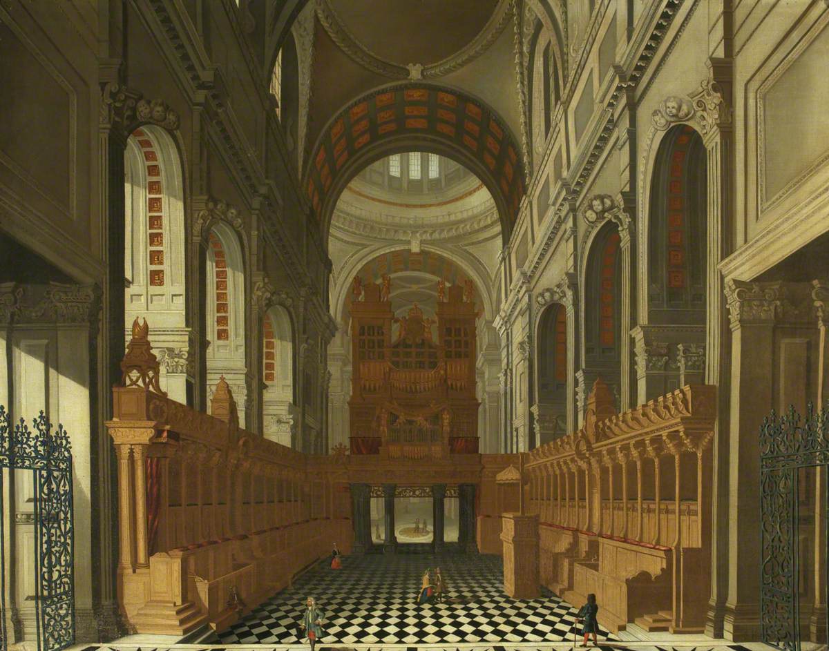 The Choir of St Paul's Cathedral Looking West