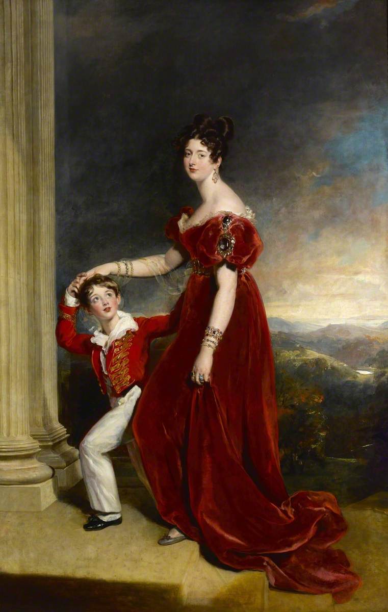 Frances Anne (1800–1865), Marchioness of Londonderry, and Her Son, George Henry (1827–1828), Viscount Seaham