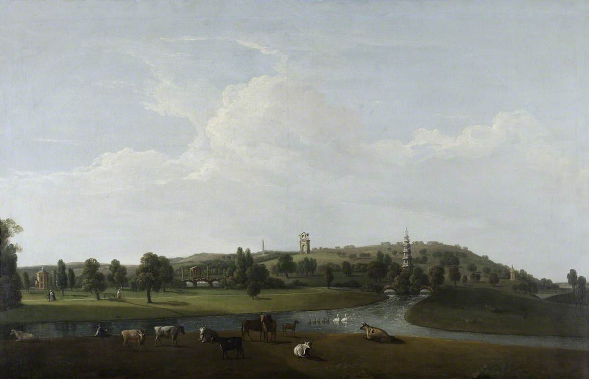 An Extensive View of Shugborough Park and Its Monuments