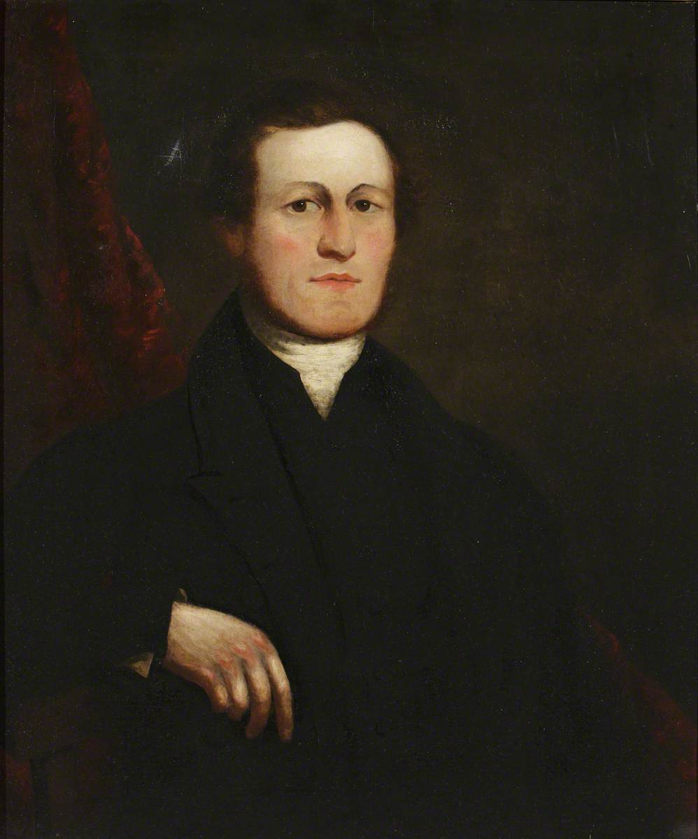 Portrait of an Unknown Gentleman in a Black Coat