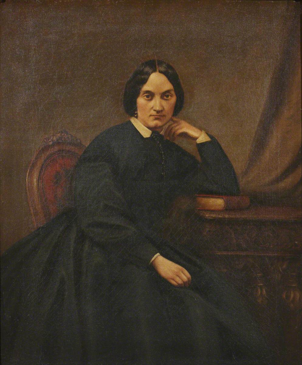 An Unknown Lady Seated at a Table