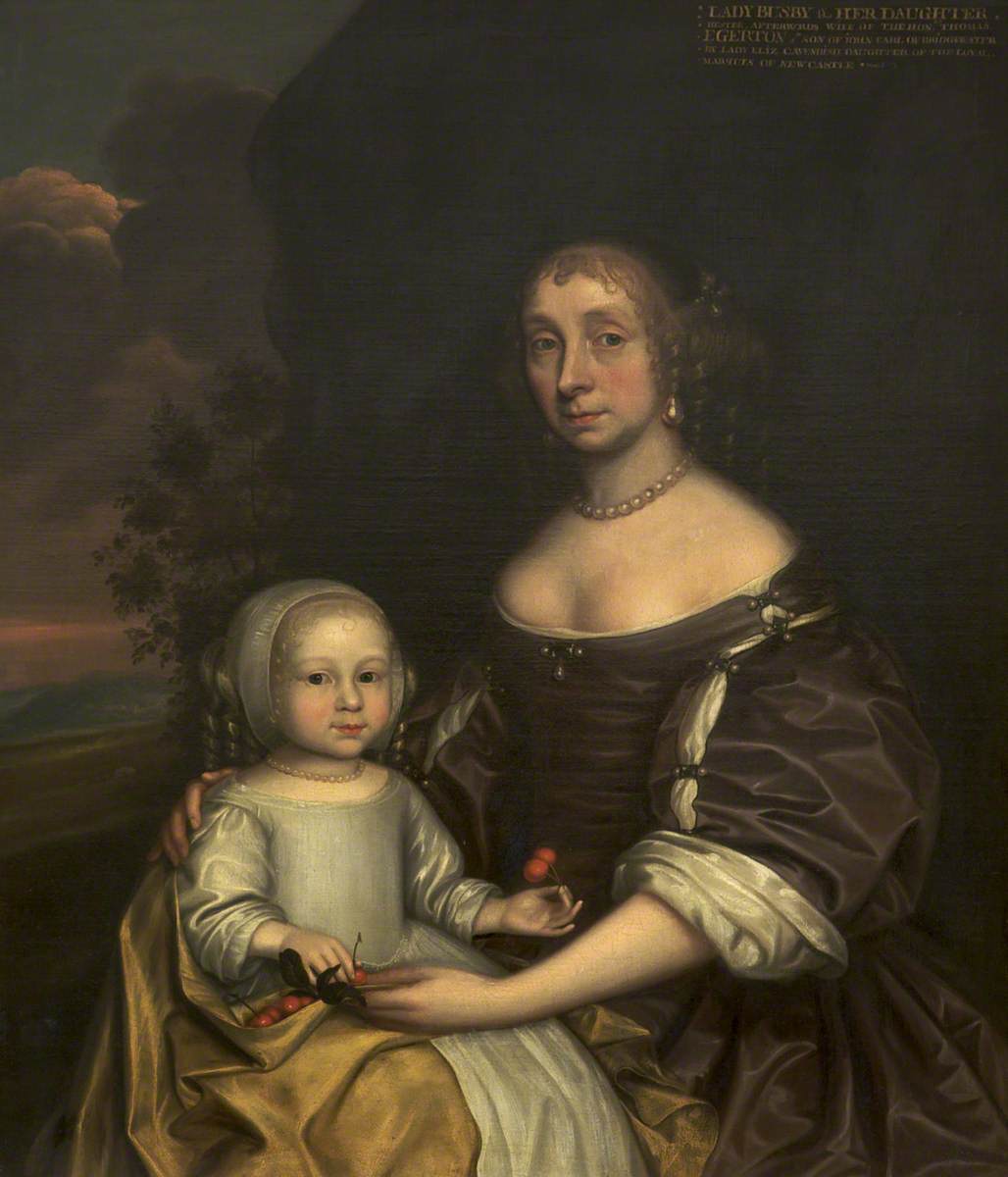 N. Mainwaring, Lady Busby, and Her Daughter, Hester Busby (d.1724), Later the Honourable Mrs Thomas Egerton