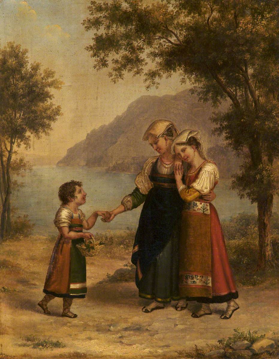 An Italian Peasant Scene