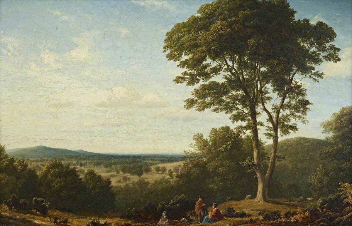 View of the Grounds at Ashridge, Hertfordshire