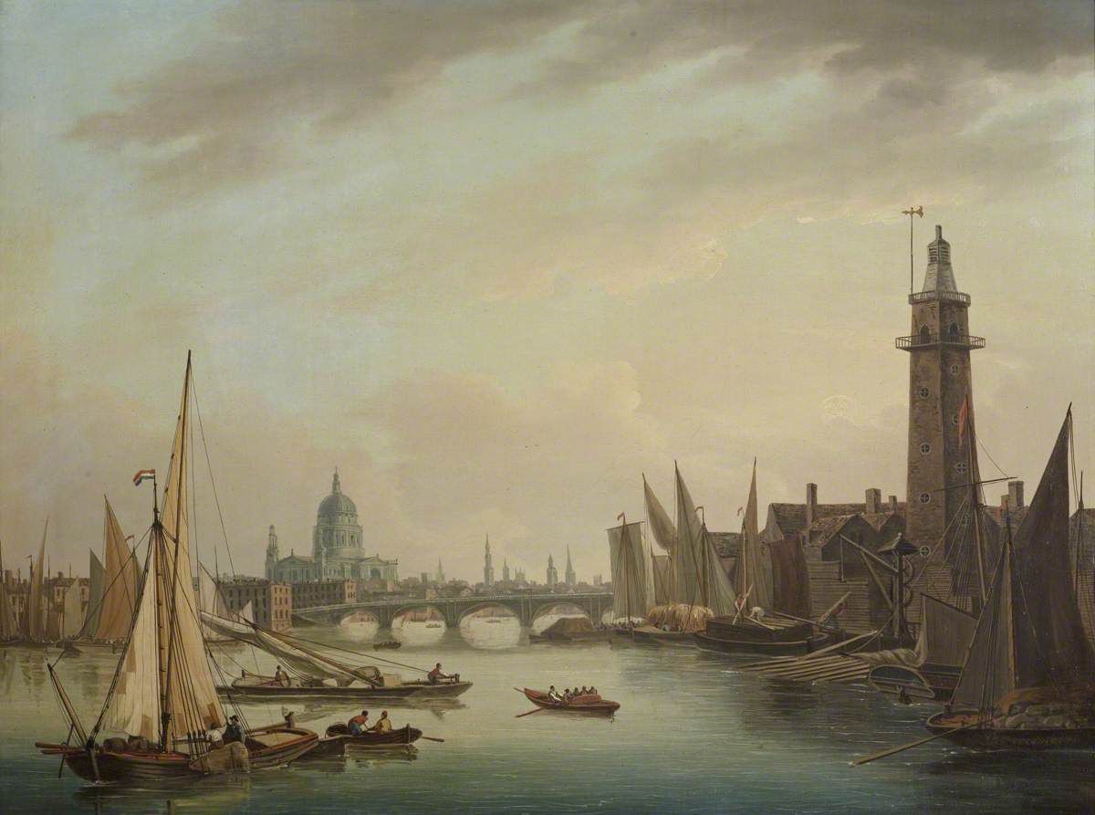The Thames with St Paul's Cathedral, London