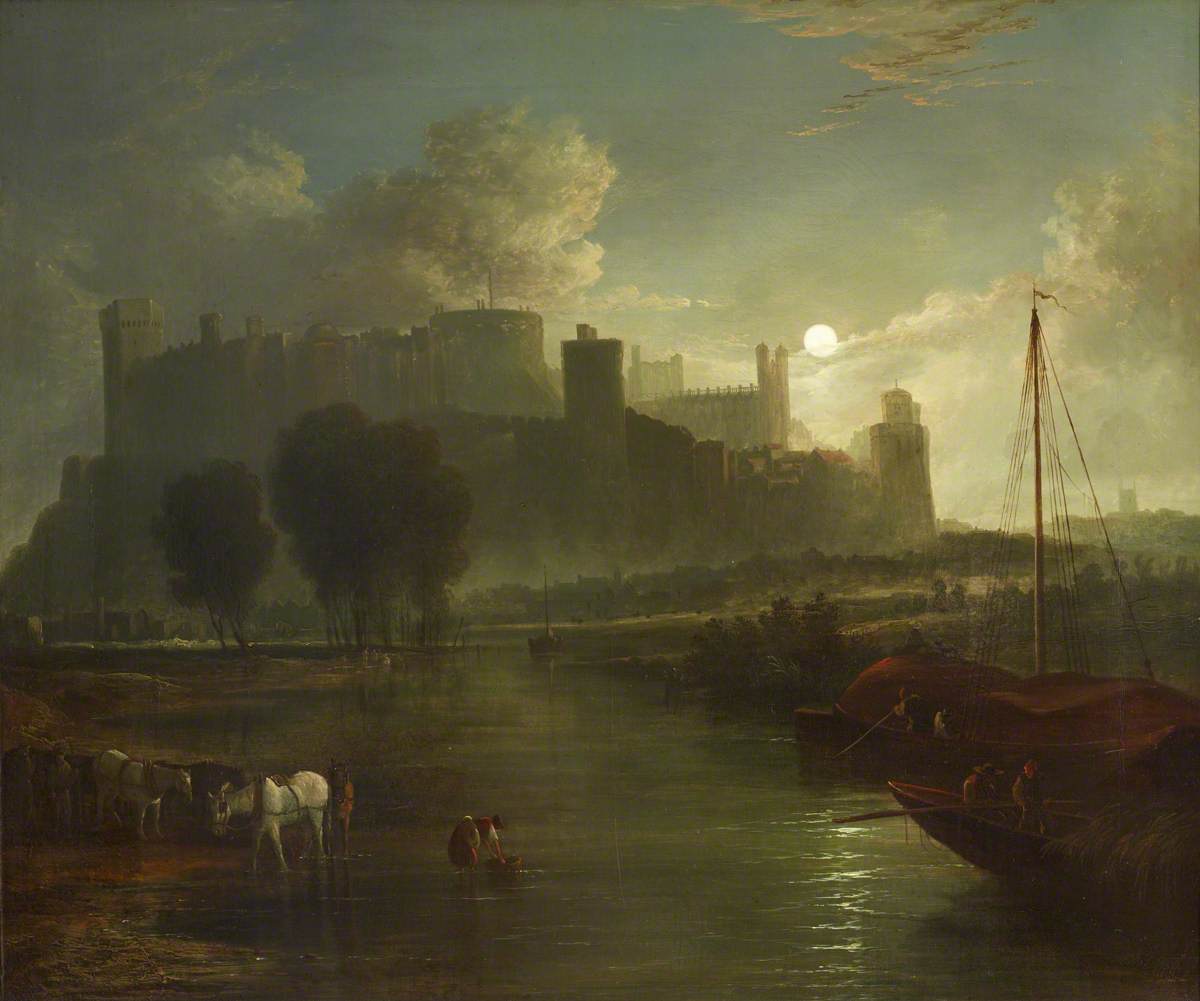 View of Windsor Castle by Moonlight