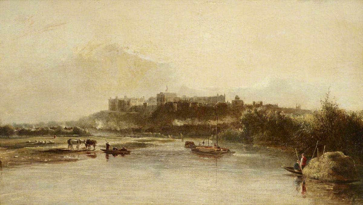 View of Windsor Castle from the River Thames