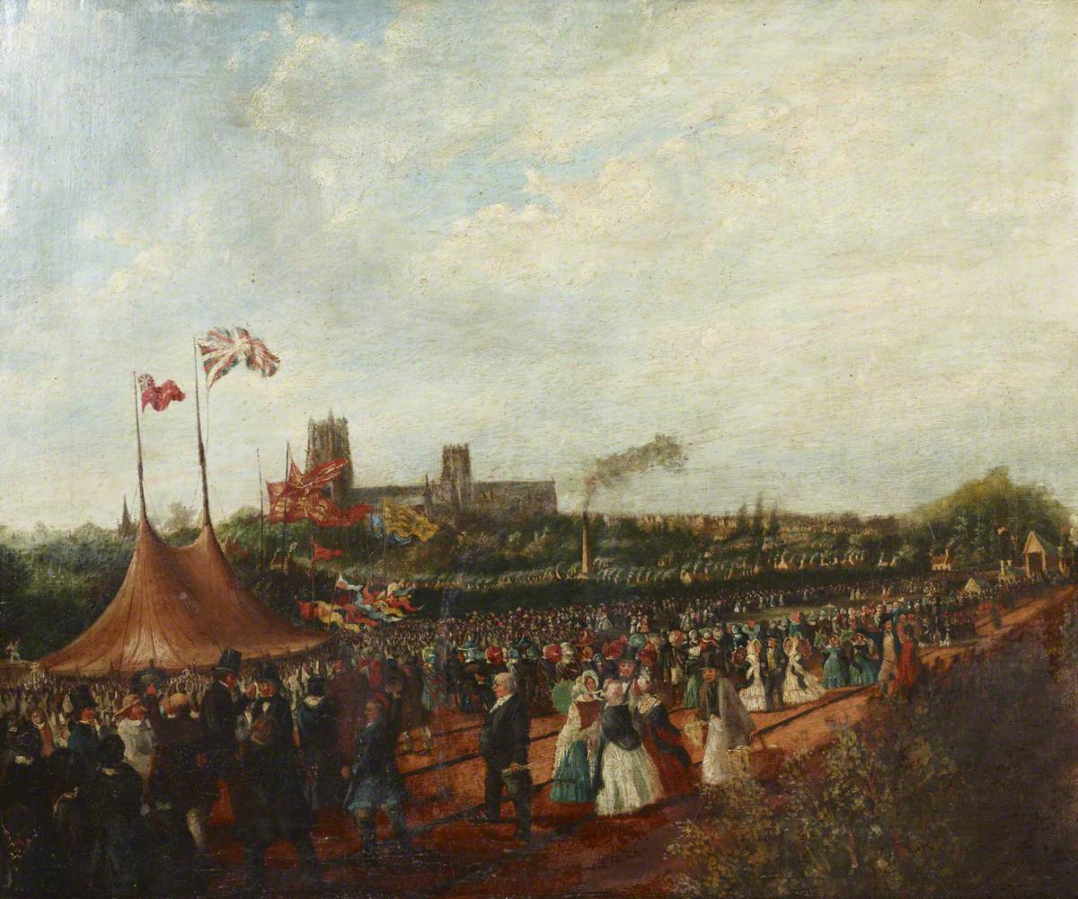 The Opening of a Railway Line at Ely