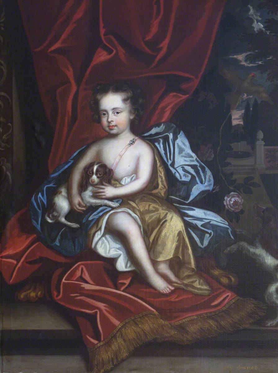 Alicia Brownlow (1684–1727), Lady Guilford, as a Child