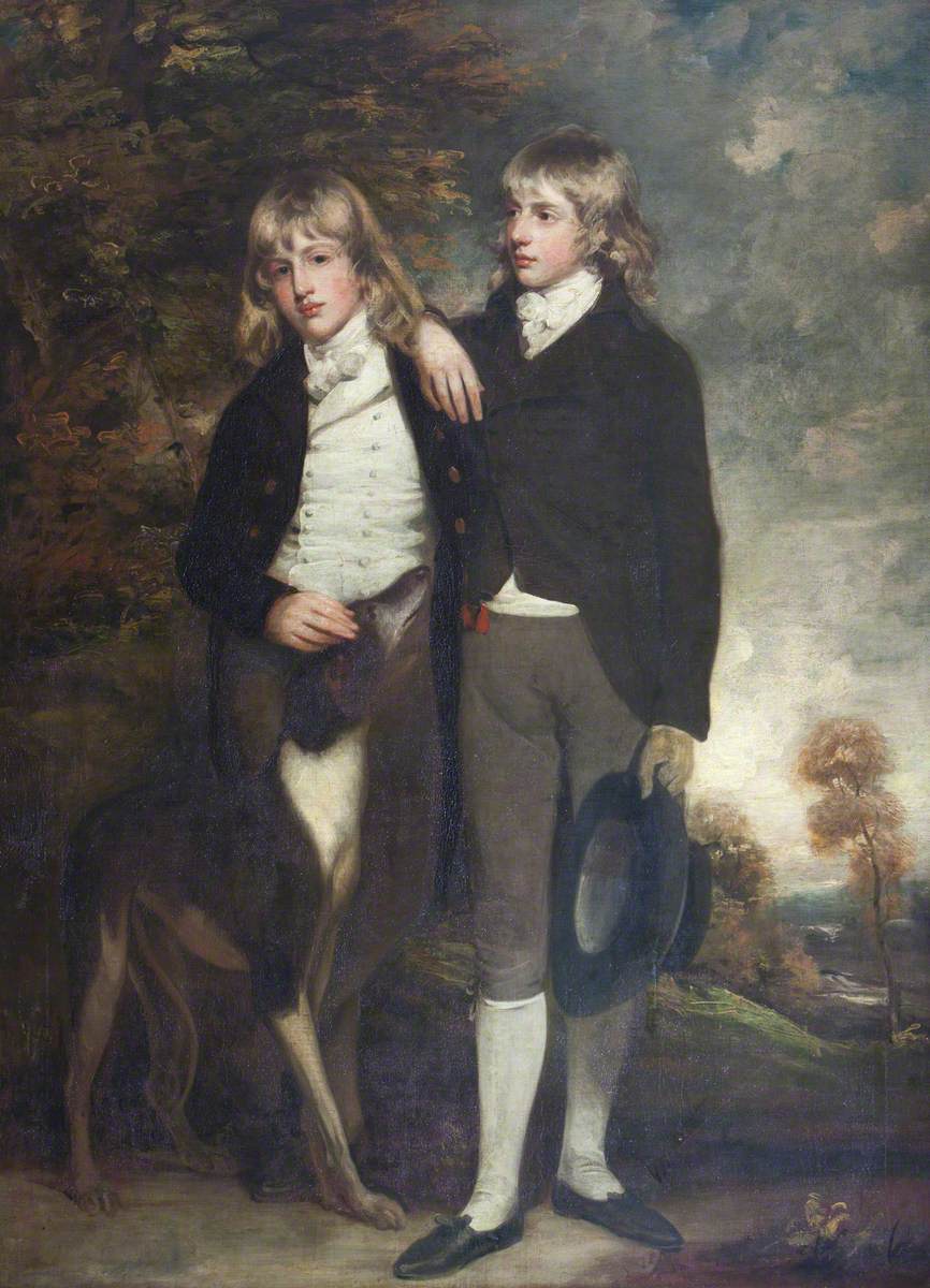 The Honourable John Cust (1779–1853), Later 1st Earl Brownlow, GCH, FRS, MP, and His Brother The Honourable and Later Reverend Henry Cockayne Cust (1780–1861)