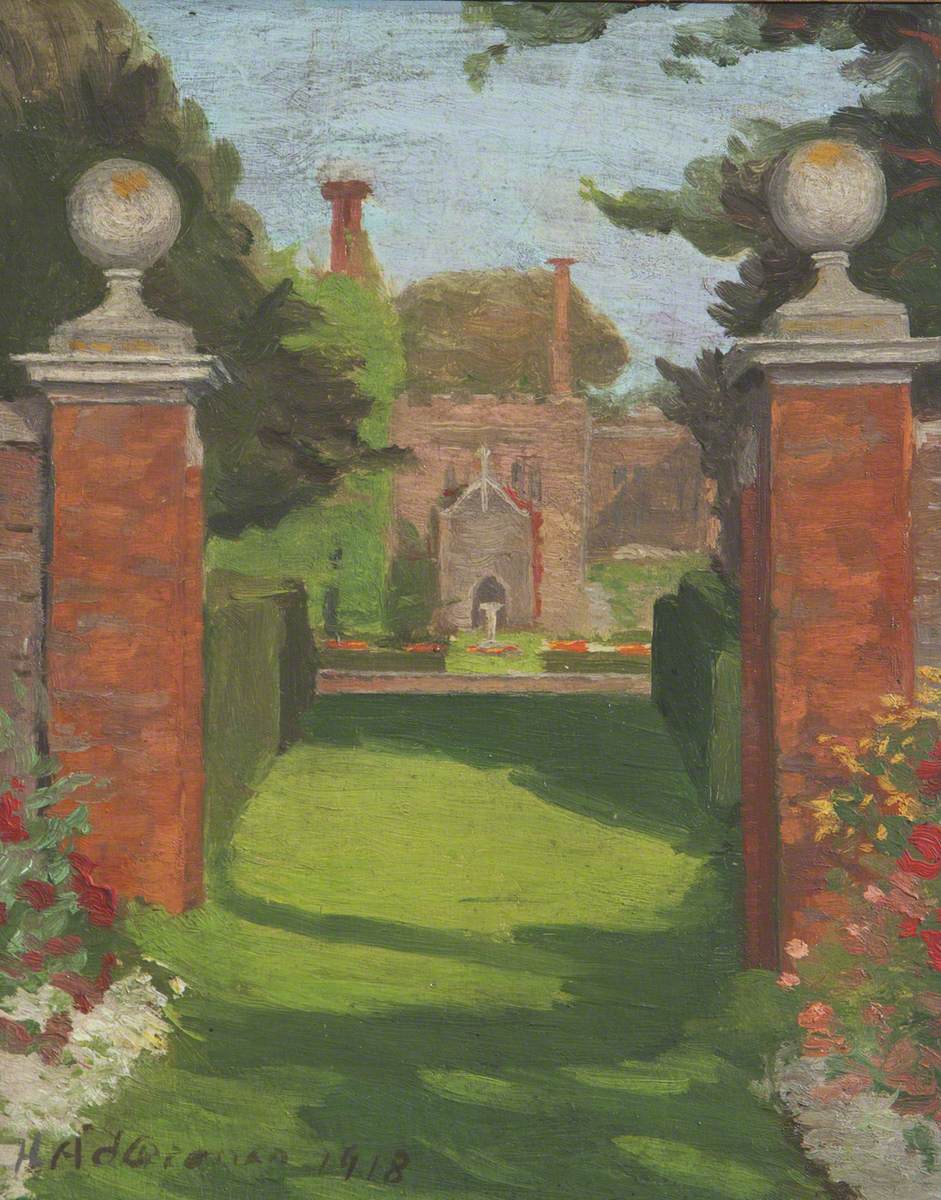 Belton Church, Seen through the Gates