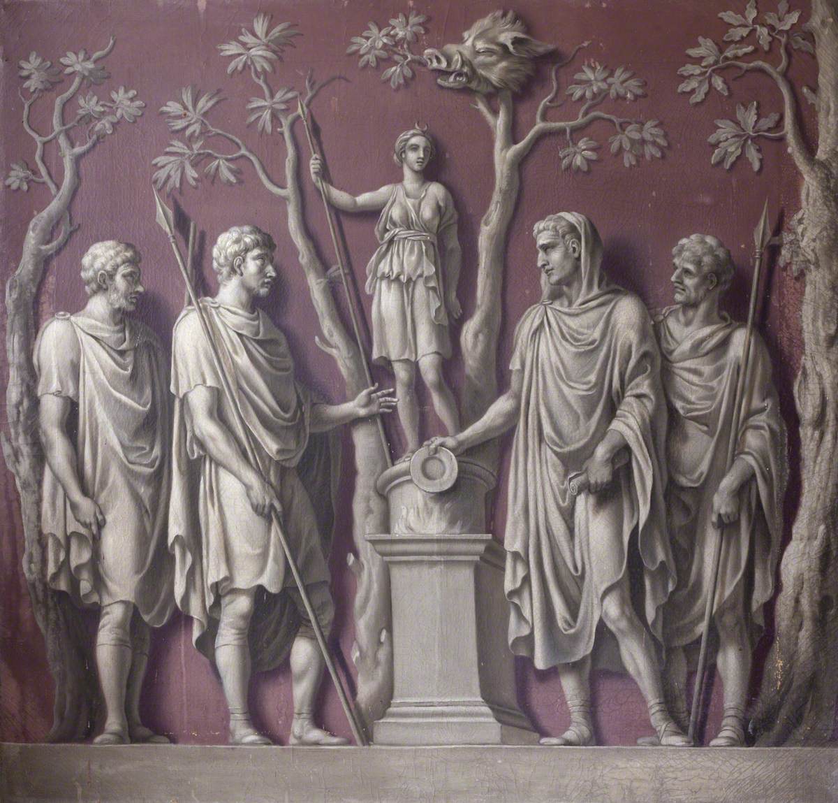 The Emperor Constantine Sacrificing to Diana