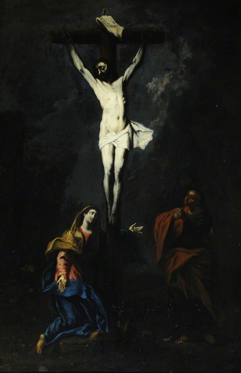 Christ Crucified, with the Virgin and Saint John