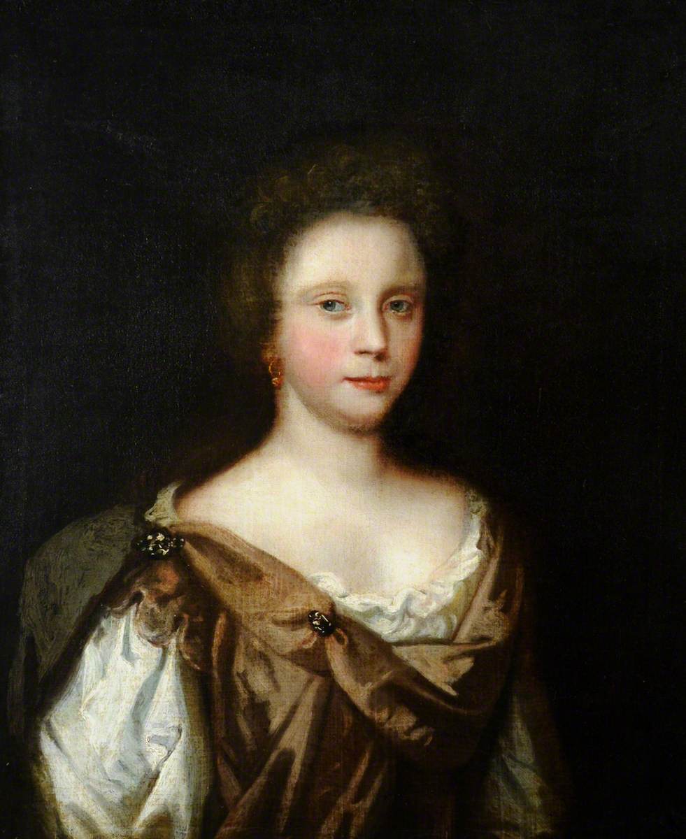 Portrait of a Girl in a Brown Dress