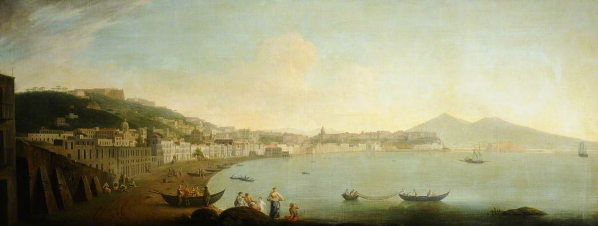 A View of Naples and the Bay with Vesuvius beyond, seen from the North