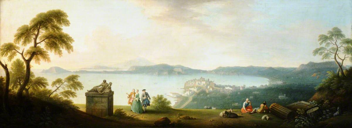 A View of the Gulf of Pozzuoli and the Bay of Baia beyond with Capo Miseno, Procida and Ischia