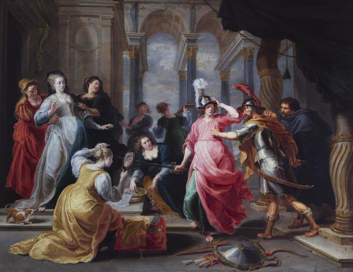 Achilles Discovered amongst the Daughters of Lycomedes