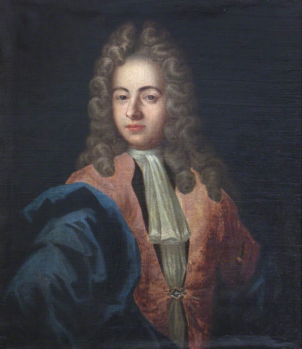 Portrait of an Unknown Young Man in Pink and Blue