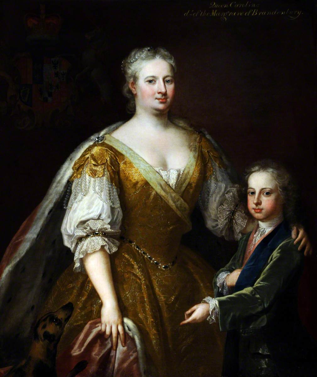 Caroline of Brandenburg-Ansbach (1683–1737), and Her Son Prince William Augustus (1721–1765), Duke of Cumberland