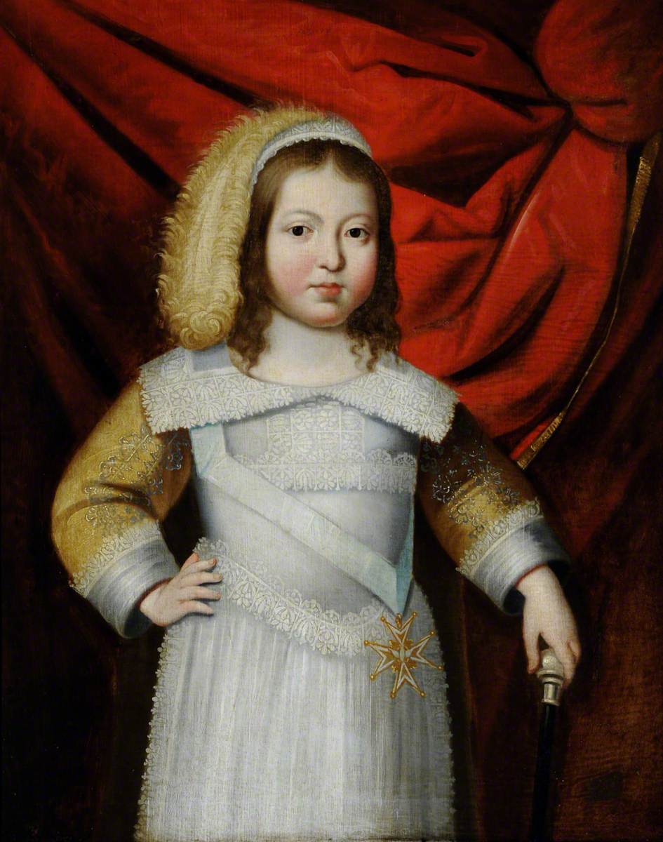Child LOUIS XIV, 1638 - 1715, king of France, dressed in costume known as  Spanish, 17th century - SuperStock