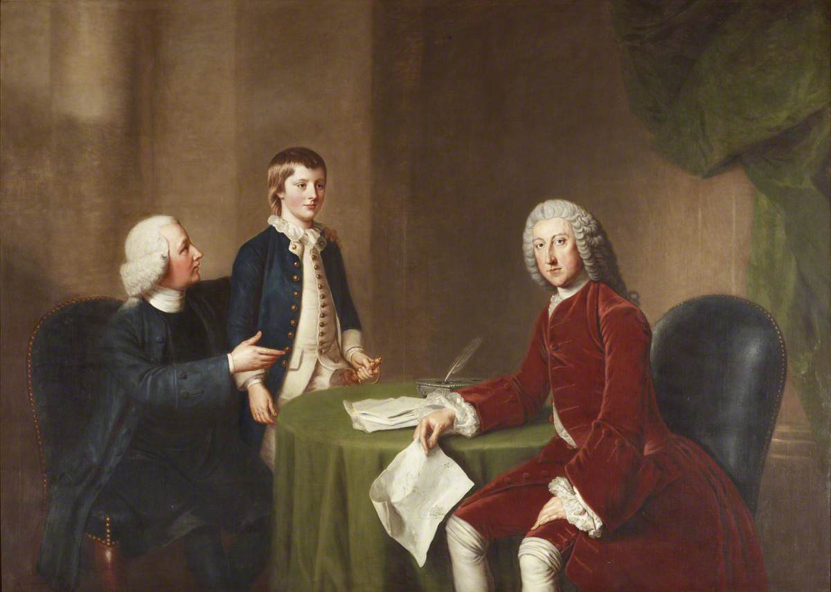 Lord John Augustus Hervey (1757–1796), Presented by His Father Frederick Augustus Hervey (1730–1803), 4th Earl of Bristol and Bishop of Derry, to William Pitt the Elder (1708–1778), 1st Earl of Chatham
