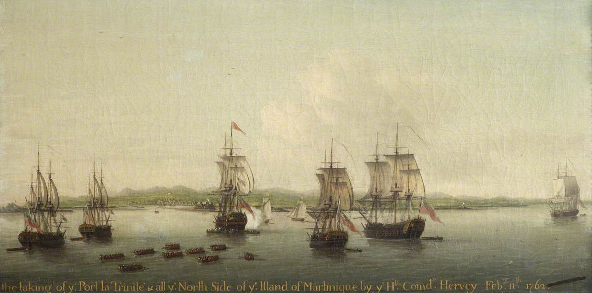 The Capture of Martinique, 11 February 1762