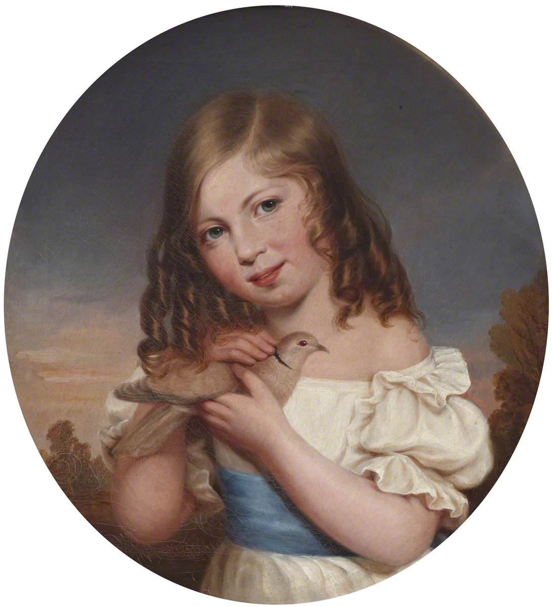 Lord Augustus Henry Charles Hervey (1837–1875), as a Child, Holding a Dove